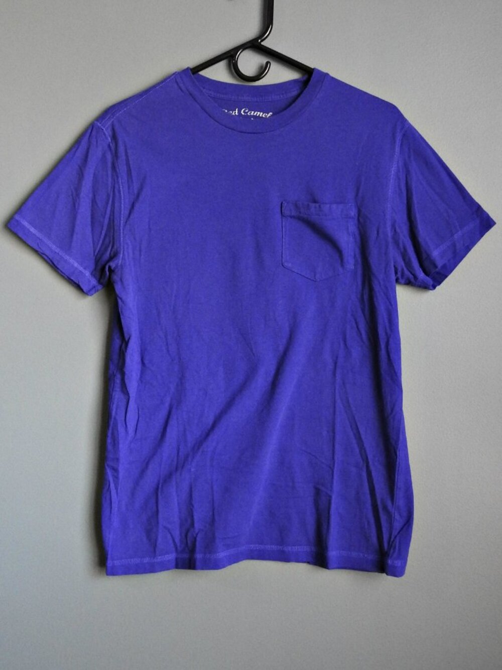 Red Camel Bright Purple Crew Neck Shirt, Size Large